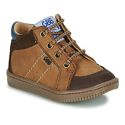 GBB FALMARD boys's Children's Shoes (High-top Trainers) in Brown