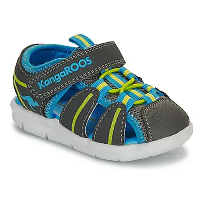 Kangaroos K-Grobi boys's Children's Sandals in Grey