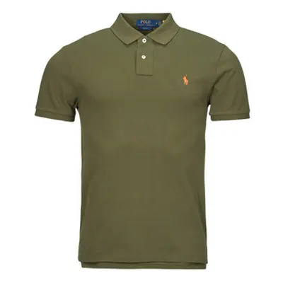 Polo Ralph Lauren POLO AJUSTE SLIM FIT EN COTON BASIC MESH men's Polo shirt in Green