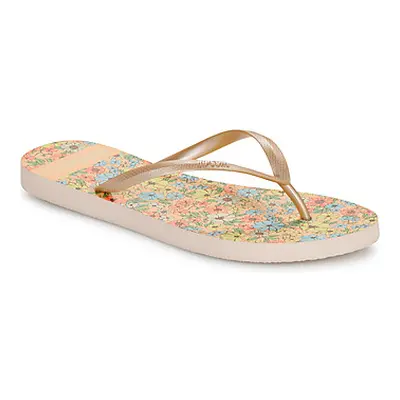 Rip Curl FOLLOW THE SUN BLOOM OPEN TOE women's Flip flops / Sandals (Shoes) in Multicolour