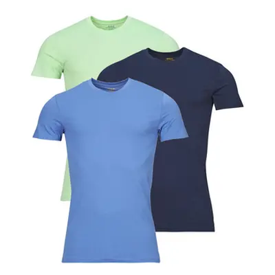 Polo Ralph Lauren S / S CREW-3 PACK-CREW UNDERSHIRT men's T shirt in Multicolour