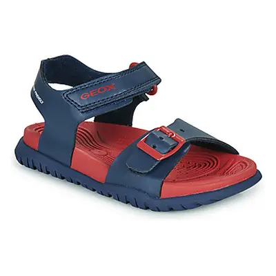 Geox J SANDAL FUSBETTO BO boys's Children's Sandals in Marine