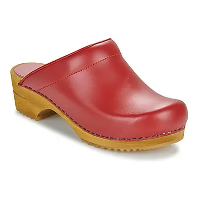 Sanita LOTTE women's Clogs (Shoes) in Red