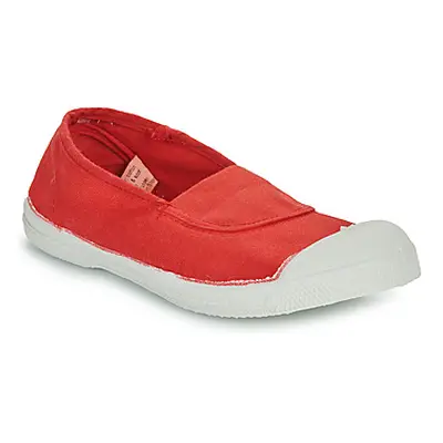 Bensimon TENNIS ELASTIQUE girls's Children's Shoes (Trainers) in Red