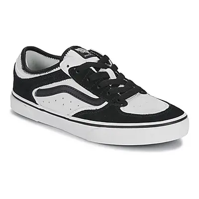 Vans JN Rowley Classic BLANC DE BLANC/BLACK girls's Children's Shoes (Trainers) in Black