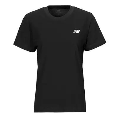 New Balance SMALL LOGO T-SHIRT women's T shirt in Black