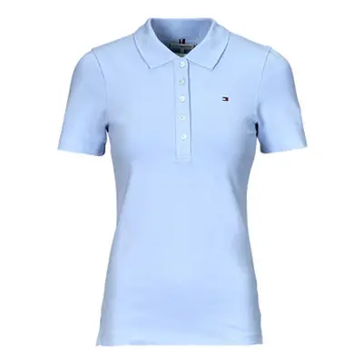 Tommy Hilfiger 1985 SLIM PIQUE POLO SS women's Polo shirt in Blue