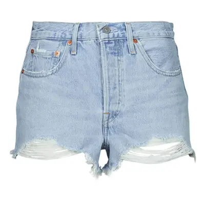 Levis 501® ORIGINAL SHORT women's Shorts in Blue