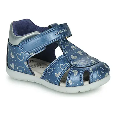 Geox B ELTHAN GIRL girls's Children's Sandals in Blue