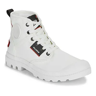 Palladium PAMPA HI PATCH women's Shoes (High-top Trainers) in White