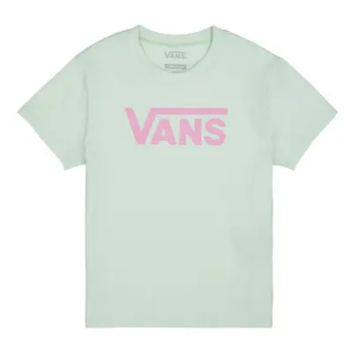 Vans FLYING V CREW GIRLS girls's Children's T shirt in Green