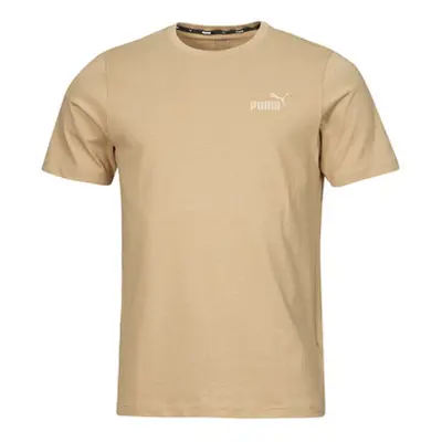 Puma ESS SMALL LOGO TEE (S) men's T shirt in Beige