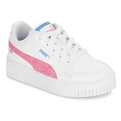 Puma CARINA STREET PS girls's Children's Shoes (Trainers) in White