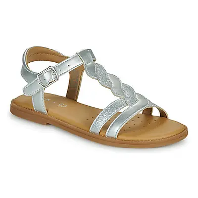 Geox J SANDAL KARLY GIRL girls's Children's Sandals in Silver