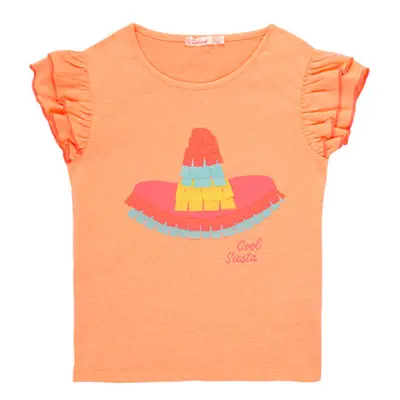 Billieblush NORE girls's Children's T shirt in Orange