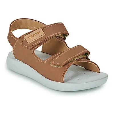 Geox J SANDAL LIGHTFLOPPY boys's Children's Sandals in Brown