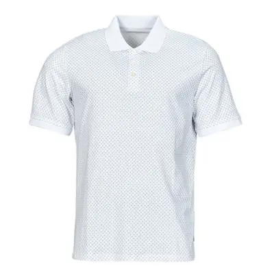 Jack & Jones JJLUIS AOP POLO SS men's Polo shirt in White