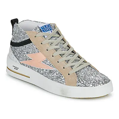 Semerdjian GIBRA women's Shoes (High-top Trainers) in Silver