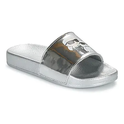 Karl Lagerfeld KARL'S OWN MEMPHIS girls's Sliders in Silver