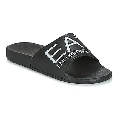 Emporio Armani EA7 SEA WORLD VISIBILITY M SLIPPER women's Sliders in Black