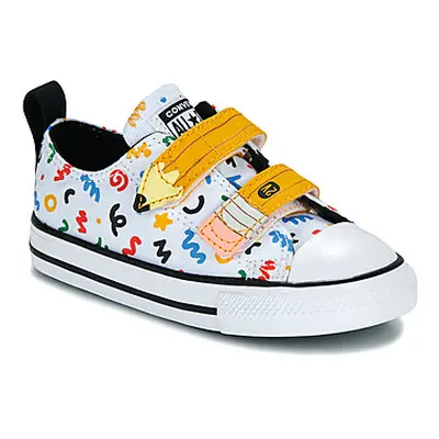 Converse CHUCK TAYLOR ALL STAR EASY-ON DOODLES boys's Children's Shoes (Trainers) in White