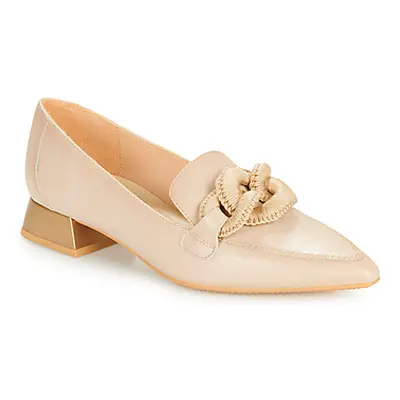 Hispanitas DALI MOC women's Loafers / Casual Shoes in Beige