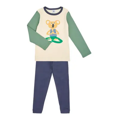 Petit Bateau MANANE boys's Sleepsuits in Multicolour