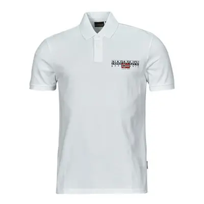 Napapijri E AYLMER men's Polo shirt in White