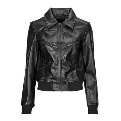 Desigual CHAQ_KENT women's Leather jacket in Black