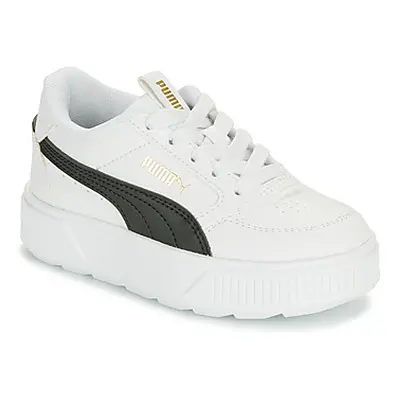 Puma KARMEN REBELLE PS girls's Children's Shoes (Trainers) in White