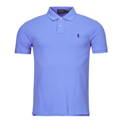 Polo Ralph Lauren POLO AJUSTE SLIM FIT EN COTON BASIC MESH men's Polo shirt in Marine