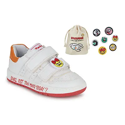 GBB PLUME boys's Children's Shoes (Trainers) in White