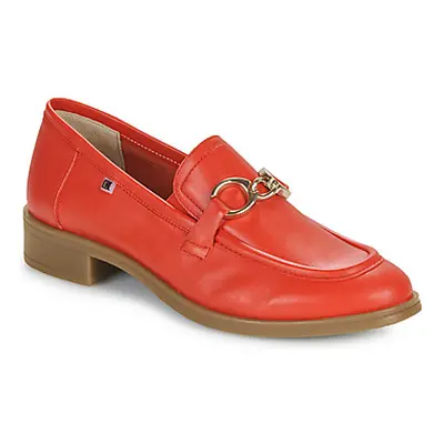 Dorking HARVARD women's Loafers / Casual Shoes in Red