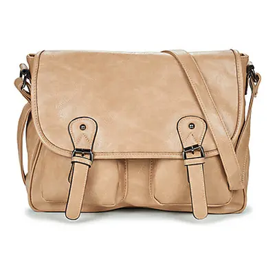 Casual Attitude RUBY men's Messenger bag in Beige