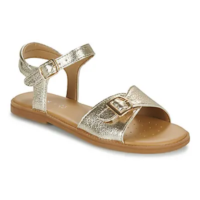 Geox J SANDAL KARLY GIRL girls's Children's Sandals in Gold