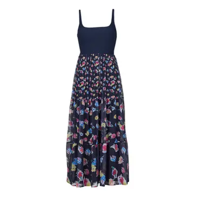 Desigual VEST_VANCOUVER women's Long Dress in Multicolour