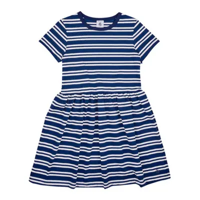 Petit Bateau MARILYN girls's Children's dress in Marine