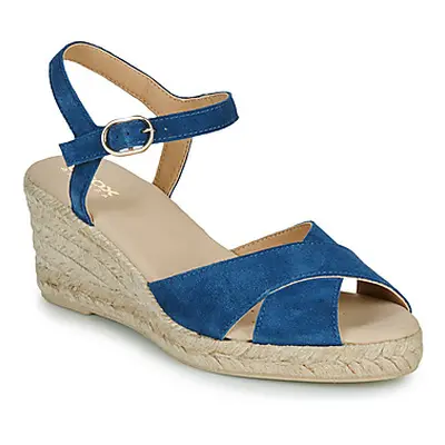 Geox D GELSA LOW women's Sandals in Marine