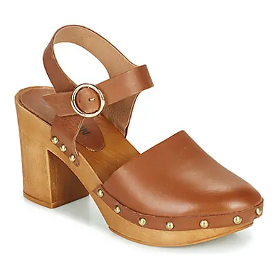 JB Martin BAVARDE women's Clogs (Shoes) in Brown