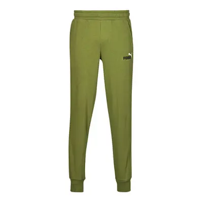 Puma ESS+ 2 COL LOGO PANTS TR CL men's Sportswear in Kaki