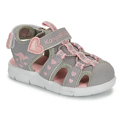 Kangaroos K-Mini girls's Children's Sandals in Grey