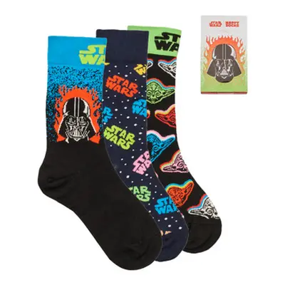 Happy socks STAR WARS X3 men's High socks in Multicolour