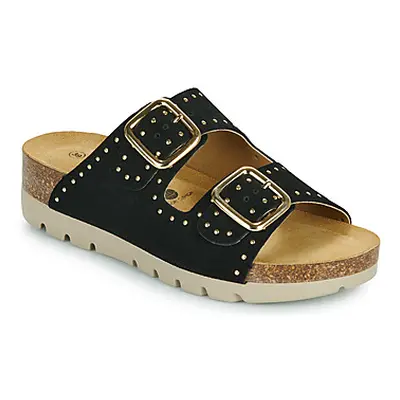 Plakton MENPHIS women's Mules / Casual Shoes in Black