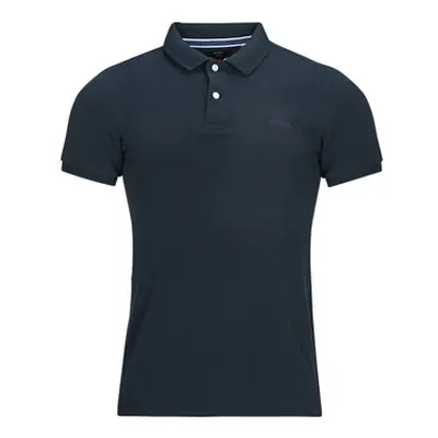 Superdry CLASSIC PIQUE POLO men's Polo shirt in Marine