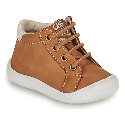 GBB FLEXOO BABY boys's Children's Shoes (High-top Trainers) in Brown