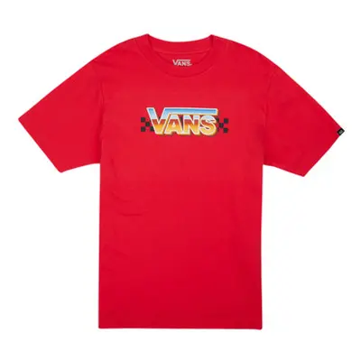 Vans BOSCO SS boys's Children's T shirt in Red