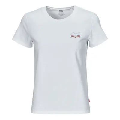 Levis THE PERFECT TEE women's T shirt in White