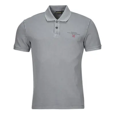 Napapijri ELBAS 4 men's Polo shirt in Grey