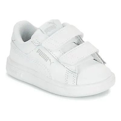 Puma SMASH 3.0 L INF boys's Children's Shoes (Trainers) in White