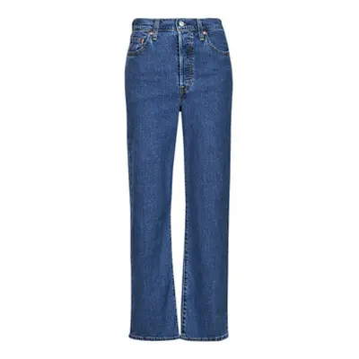 Levis RIBCAGE STRAIGHT ANKLE Lightweight women's Jeans in Blue